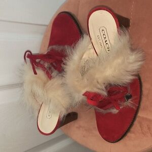 Coach Kristy Mules Size 9